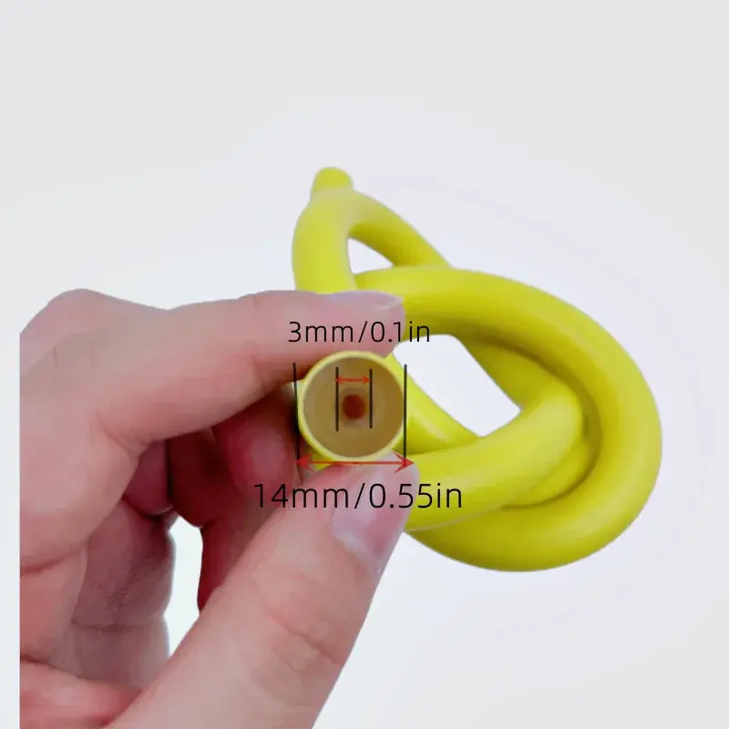 1-Meter 3×14mm Latex Spearfishing Tube – Submersible Hunting Rubber Band for Underwater Fishing