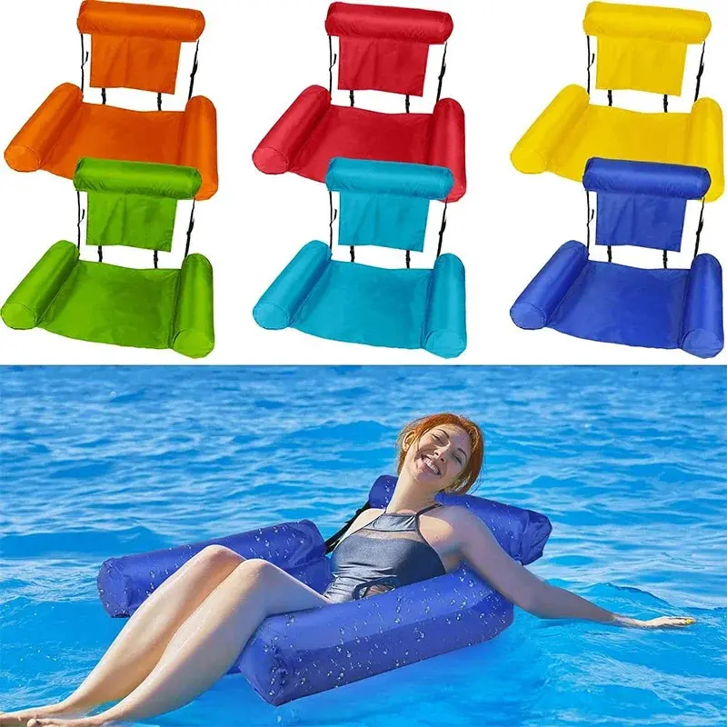 1-Piece Inflatable Pool Hammock – Aquatic Lounger Sofa for Summer Water Play