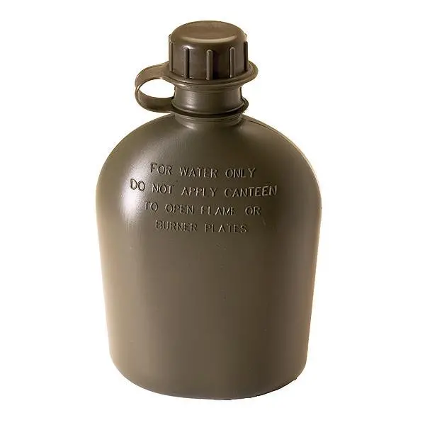 1-Quart OD Green Polyethylene Canteen – Lightweight & Durable