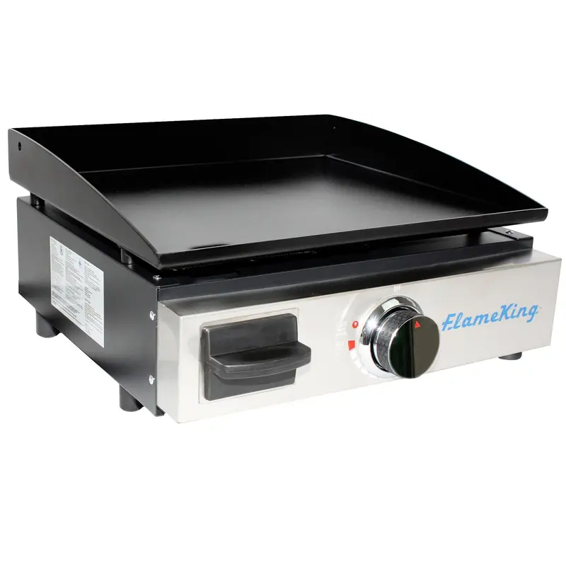 17″ LP Griddle with Compact Regulator – RV Pull-Out Ready – Flame King