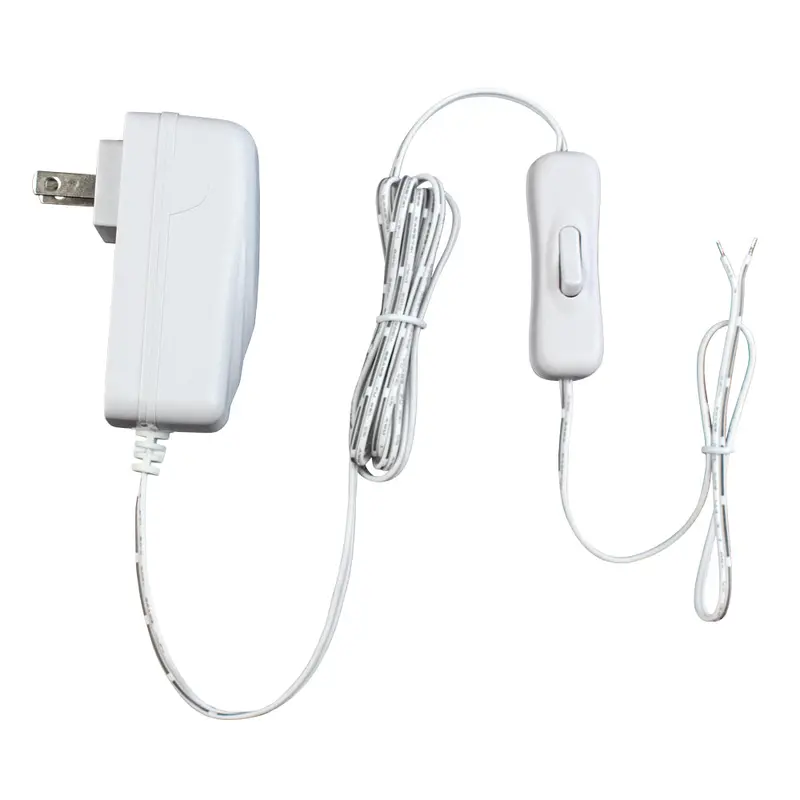 18W 12V AC Wall Adapter with On/Off Switch – Compact Plug-in Power Supply