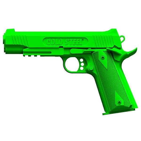 1911 Rubber Training Pistol – Green Polypropylene Replica