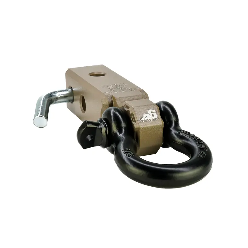 2-Inch FDE-Colored Shackle Block Assembly