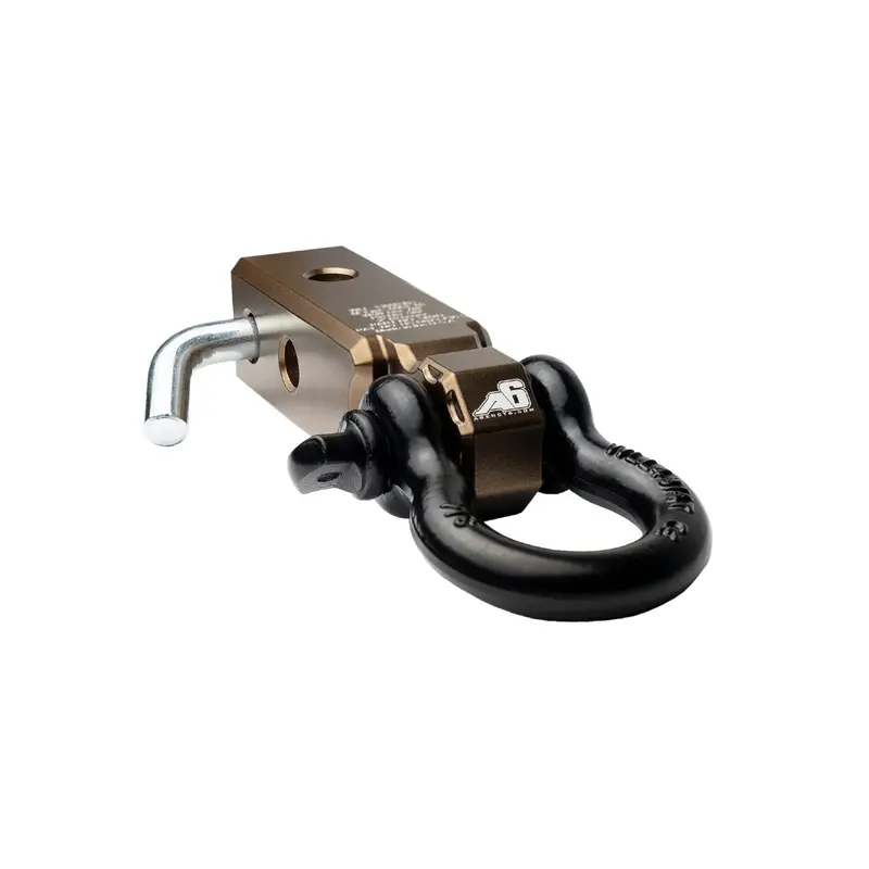 2-Inch Shackle Block Assembly – Bronze Powder-Coated Steel