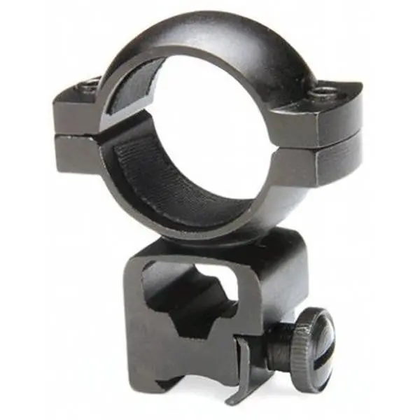 .22 Caliber Airgun Scope Mount Rings – Matte Black Aluminum, Riflescope Compatible