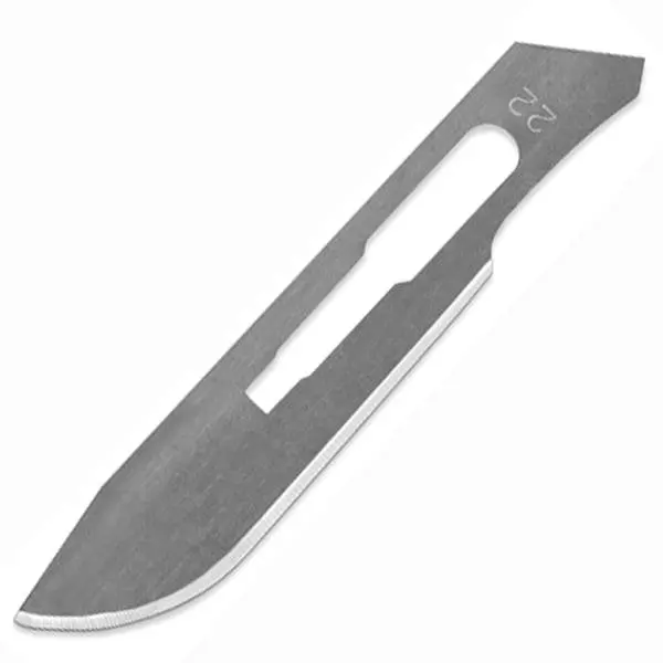 #22 Carbon Steel Utility Blade Refills – 12-Pack Replacement Set