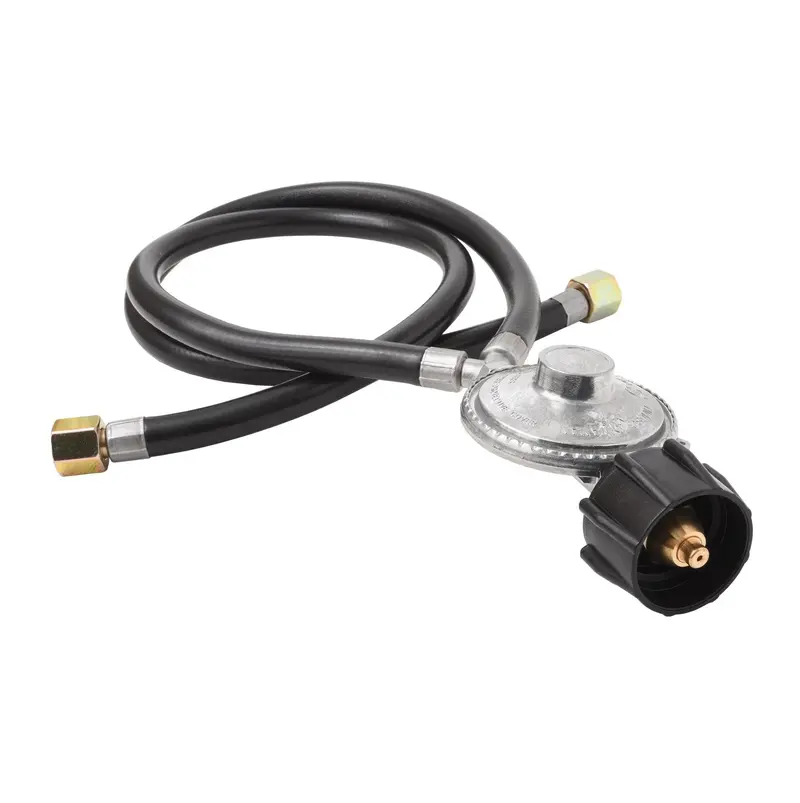 24″ Propane Hose and Regulator Kit for Grills with Side Burner – Flame King