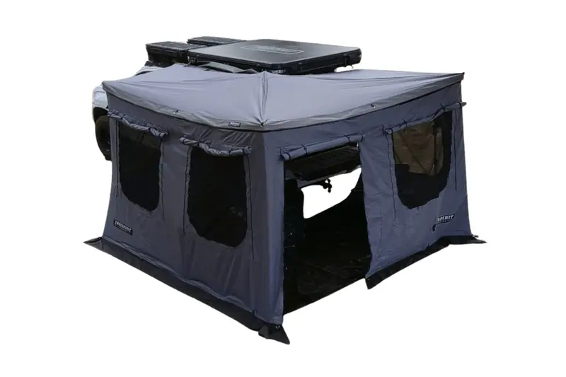 270-Degree Awning Room Extension for Outdoor Shelter