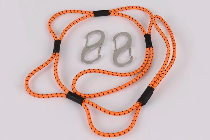 3-Foot Orange Loop Rope with Dual Heavy-Duty Clips