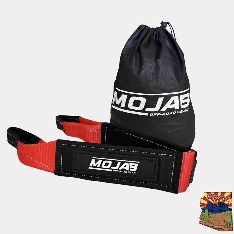 3″ x 4′ Compact Tow & Winch Strap – Short-Length Recovery Solution (Lifetime Warranty)
