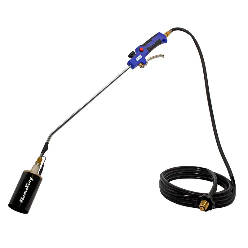 340,000 BTU Propane Weed Burner Torch with Battery Igniter – Flame King