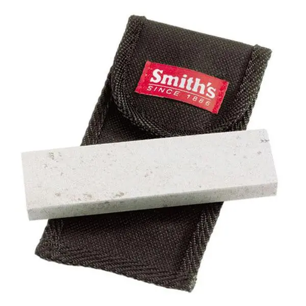 4-Inch Arkansas Whetstone Sharpening Stone with Protective Pouch
