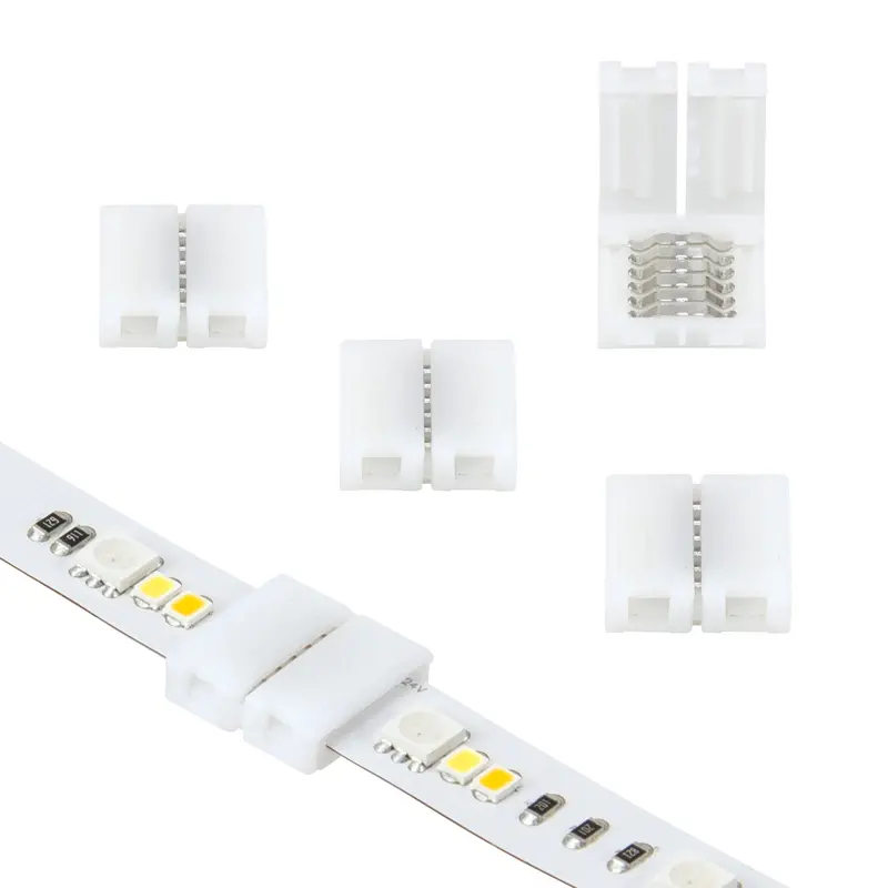 6-Pin RGB+WW LED Strip Light Tape-to-Tape Splice Connector