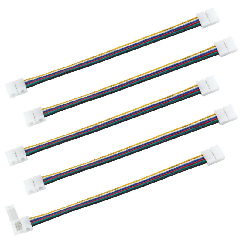 6-Pin RGB+WW LED Strip Light Tape-to-Tape Straight Connector (6-inch)