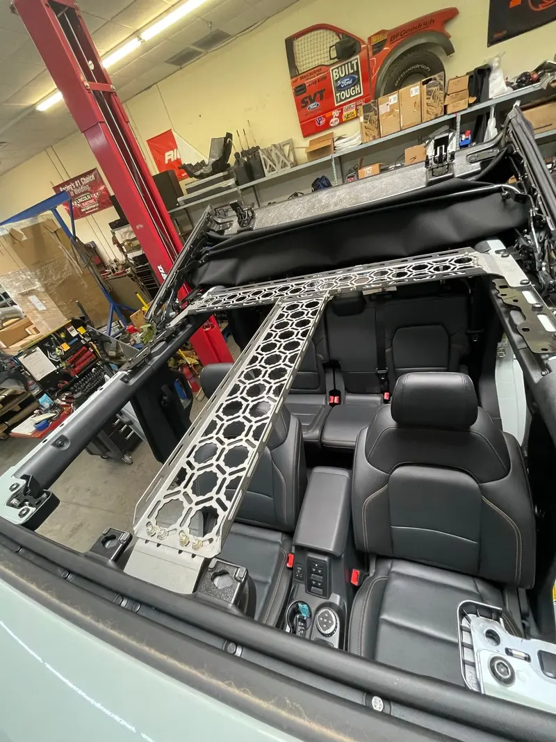 6th-Gen Bronco Full-Section Roof Panel Mount Kit by Adapt-a-Panel