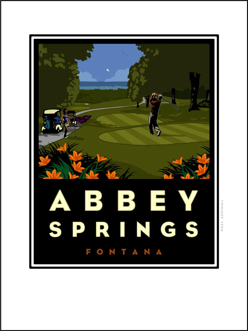 Abbey Springs Digital Studio Art Print