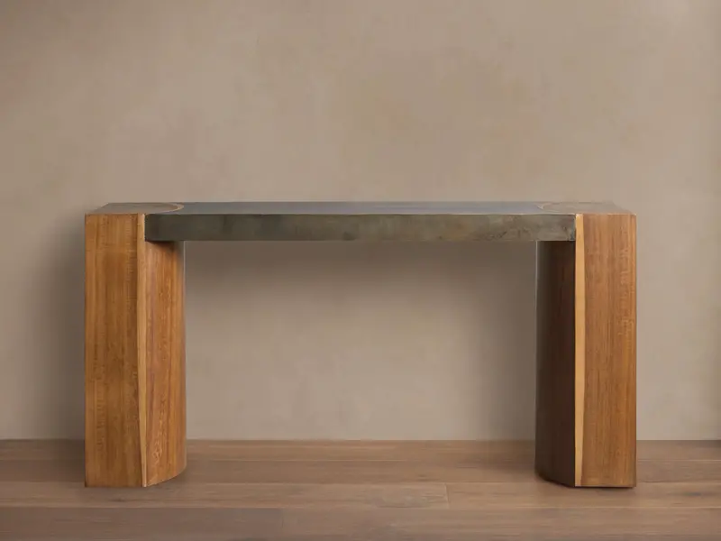 Acacius Slim Console Table for Hallway or Bedroom