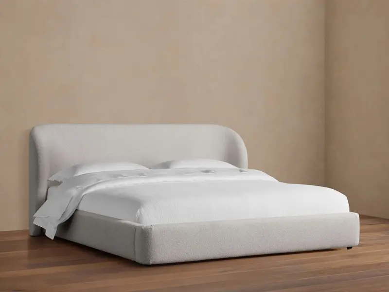 Adalynn Upholstered Bed in Promise Sugar Fabric