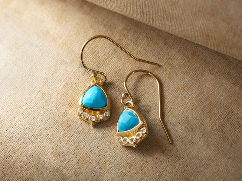 Adira Turquoise Drop Earrings