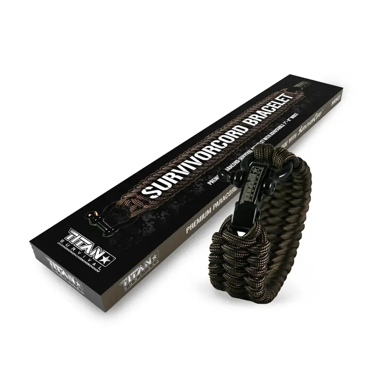 Adjustable SurvivorCord Survival Bracelets