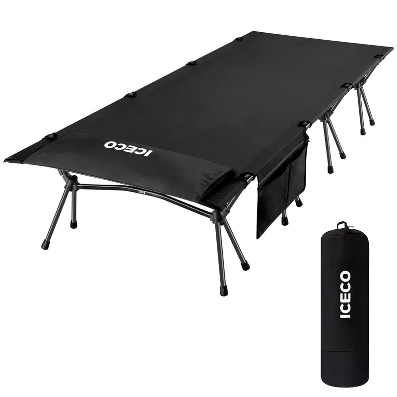Adult Folding Camping Cot – Lightweight Portable Sleeping Bed by ICECO