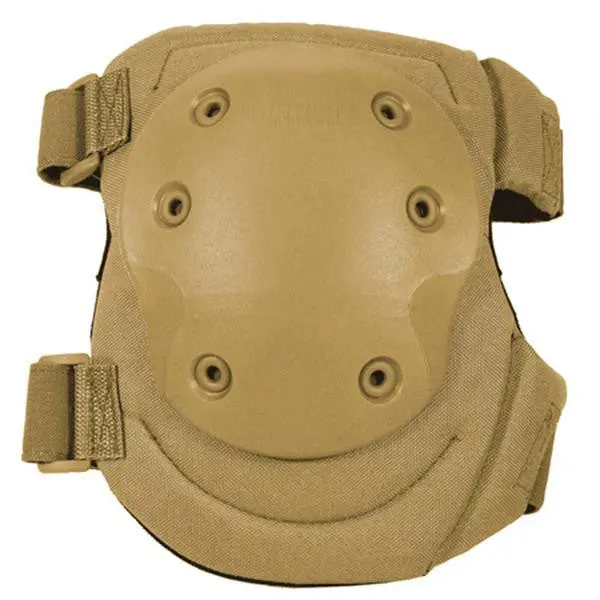 Advanced Tactical Knee Pads Version 2 in Coyote Tan for Field Use