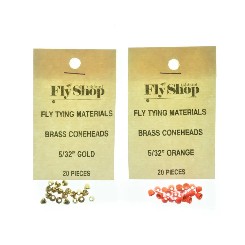 AFS Brass Cone Heads for Fly Tying