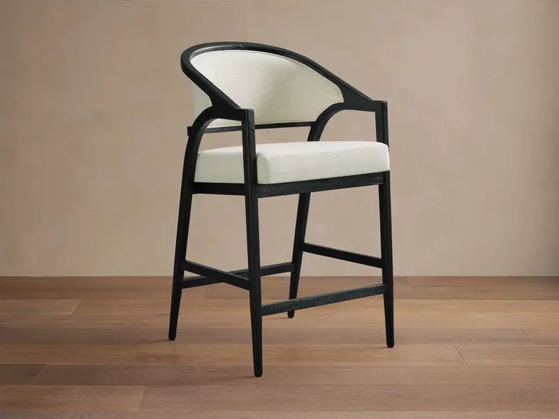 Aimee Padded Back Counter Height Stool