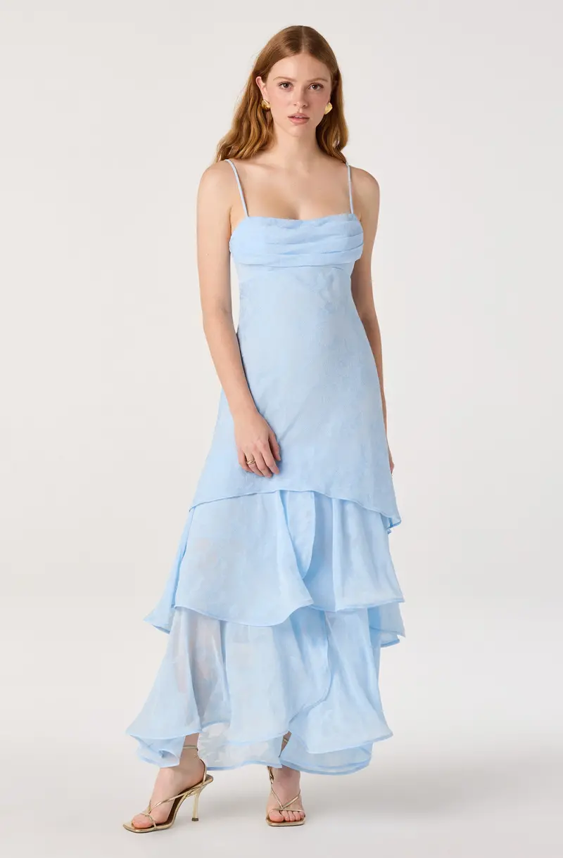Allison Tiered Ruffle Maxi Dress — Flowy Summer Style