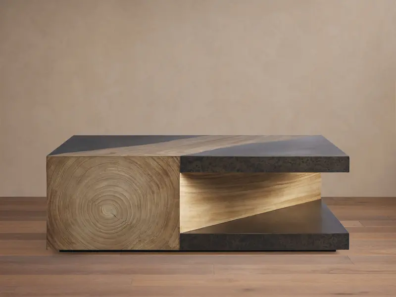 Almeria Mid-Century Inspired Coffee Table