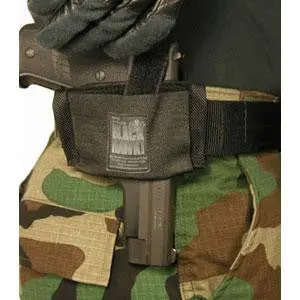 Ambidextrous Flat Belt Carry Holster – Matte Black Finish