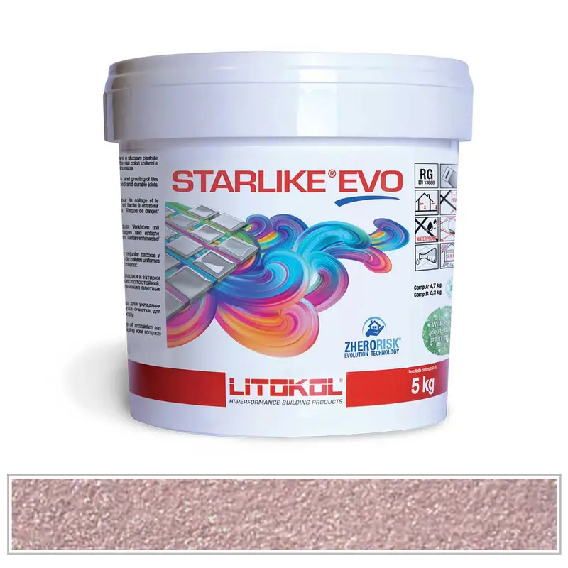 Amethyst Purple 530 Starlike EVO Epoxy Grout – 5.5 lb Container