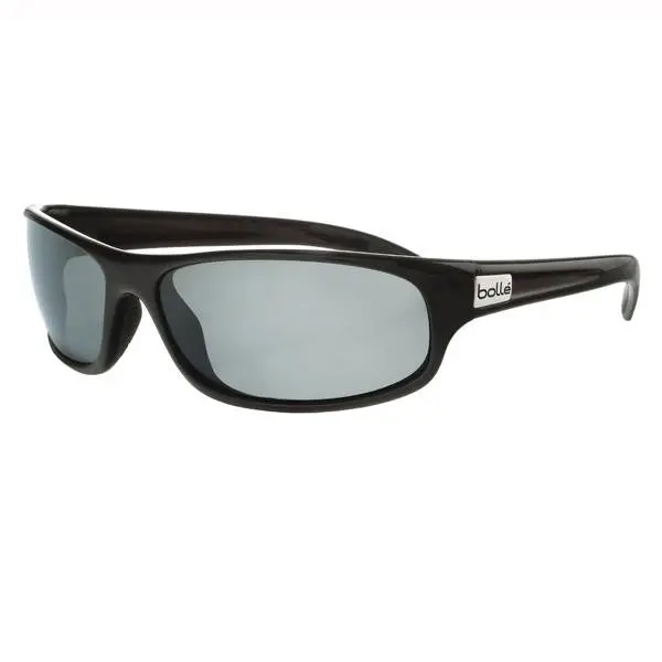 Anaconda Sunglasses – Shiny Black Frame with Polarized TNS Lenses