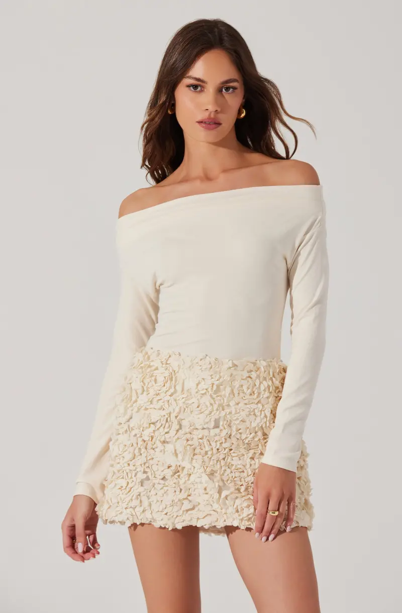 Anahi Off-Shoulder Knit Top