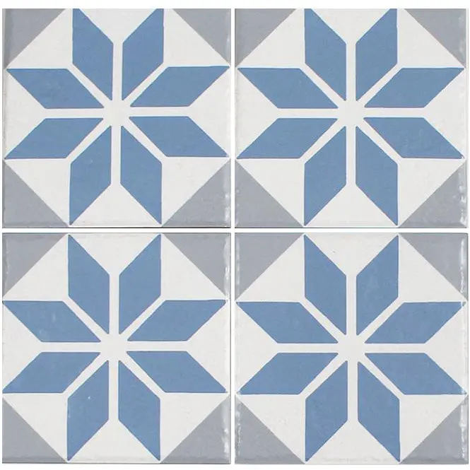 Ancient Floridita Aqua 6×6 Artisan Porcelain Pool Tile