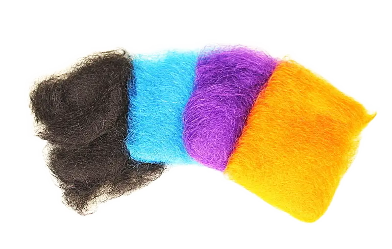 Angora Goat Hair Dubbing for Fly Tying