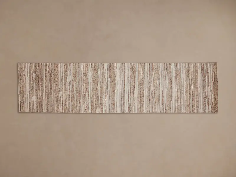 Anson Hand-Knotted Wool Runner Rug – Textured Neutral Floor Covering