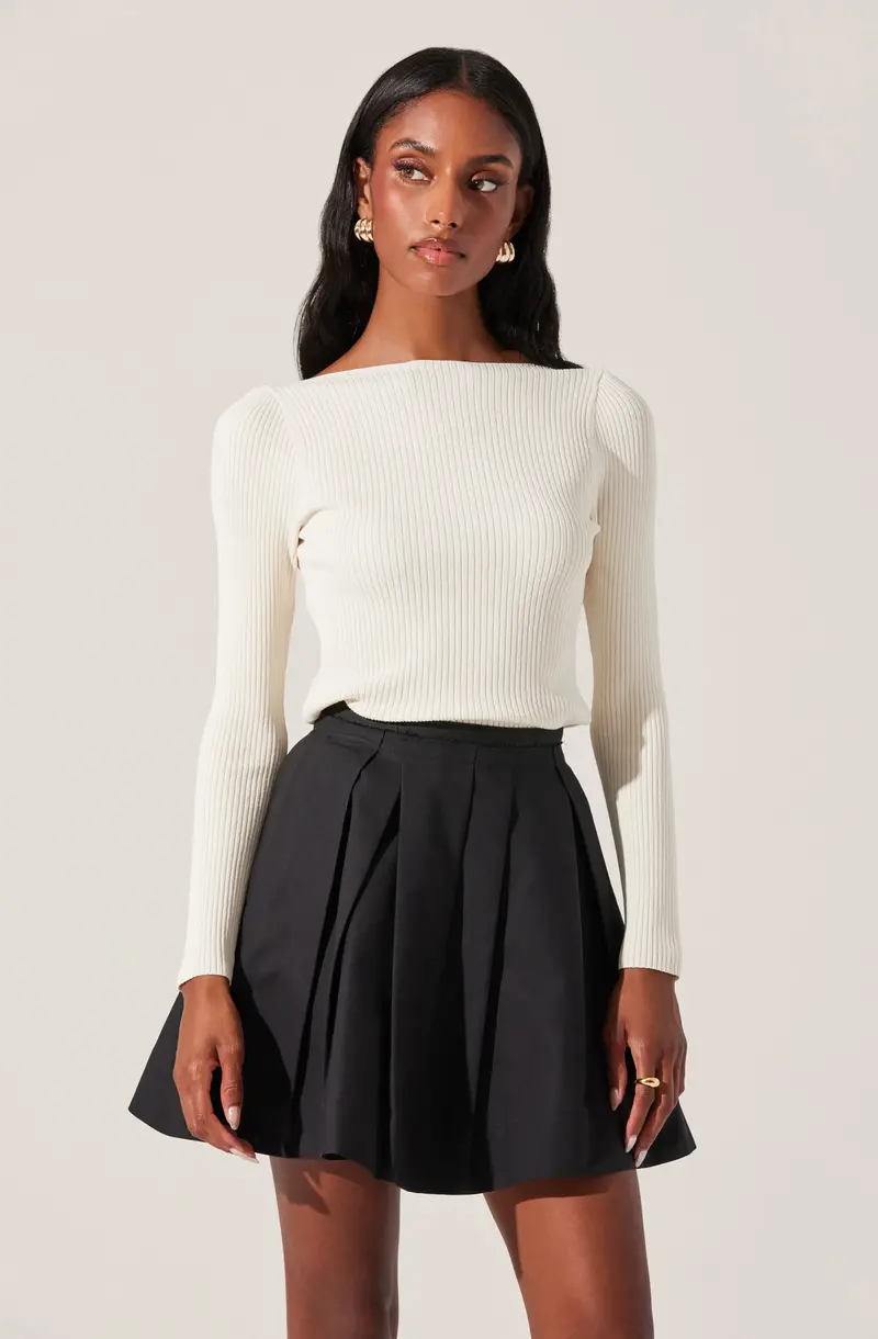 Antheia Pleated Mini Skirt