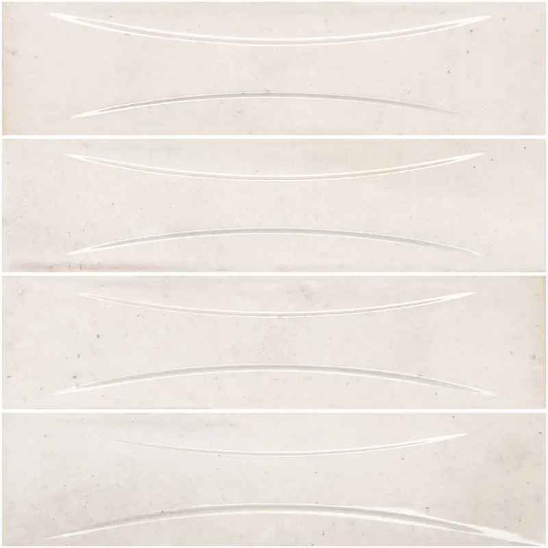 Antique White 3×12 Relief Porcelain Subway Tile