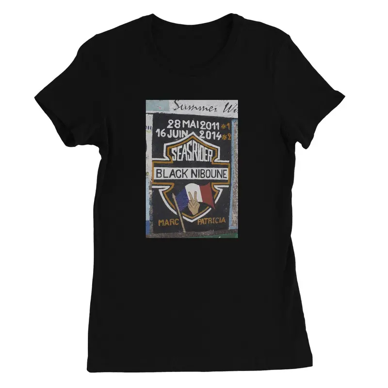AQUA HMP F Seasrider Women’s Fine Jersey T-Shirt – Soft, Form-Fitting Cotton Blend Top