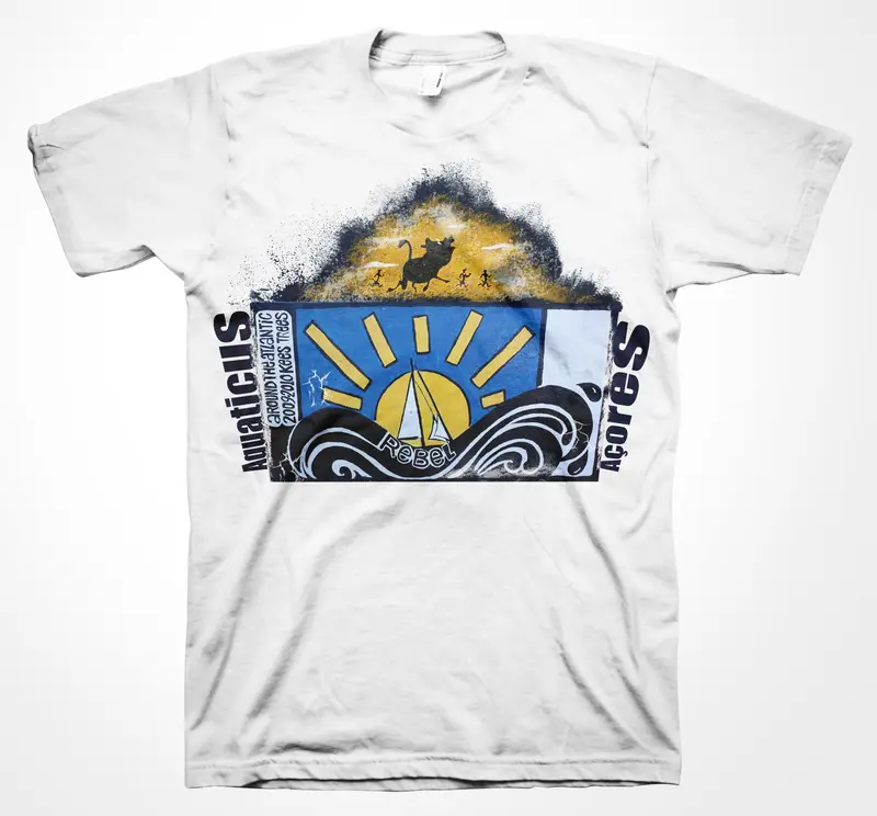 AQUA HMP Rebel Themed T-Shirt – Edgy Unisex Casual Top