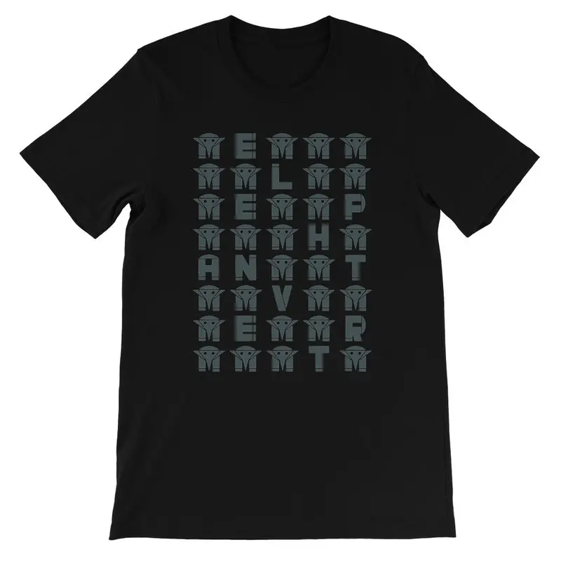 AQUA HMP2 Children’s T-Shirt – Elephant Vert Print