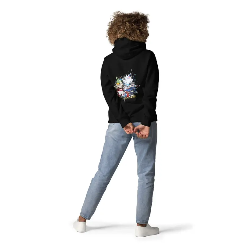 AQUA HMP25 Unisex Hoodie – Olive Green