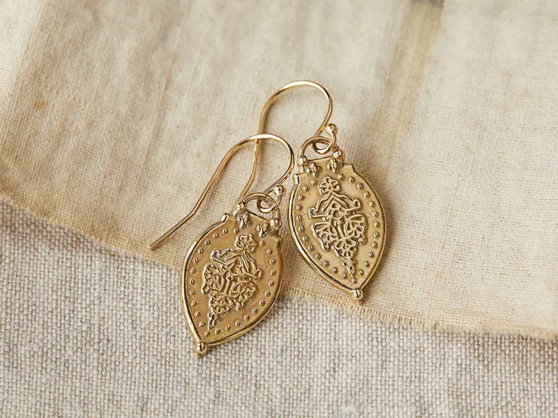 Archana Handcrafted Metal Hoop Earrings