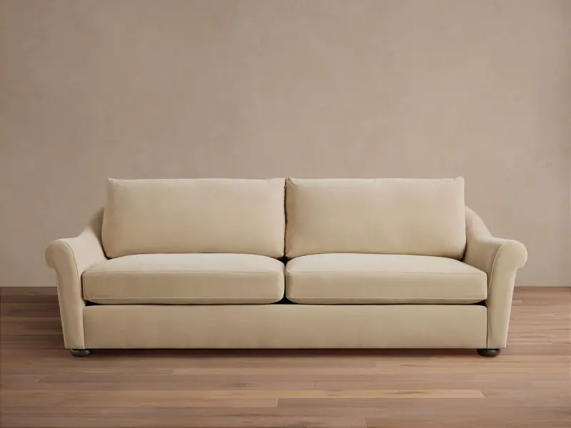 Archwood Quincy Fawn 108-Inch Sofa