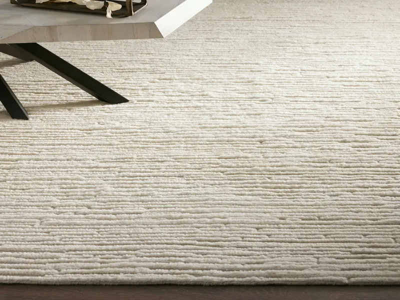 Arlo Hand-Knotted Wool Rug – Ivory Neutral