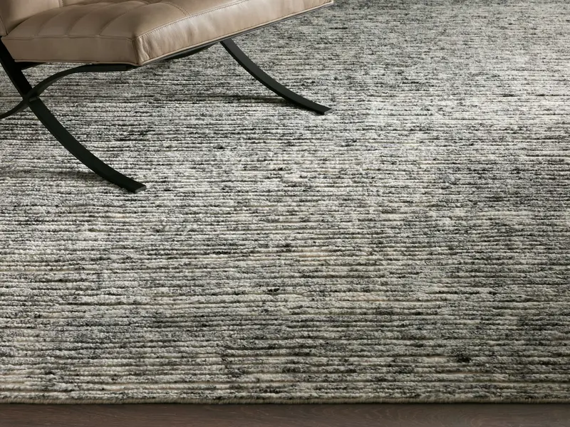 Arlo Hand-Knotted Wool Rug – Soft Grey