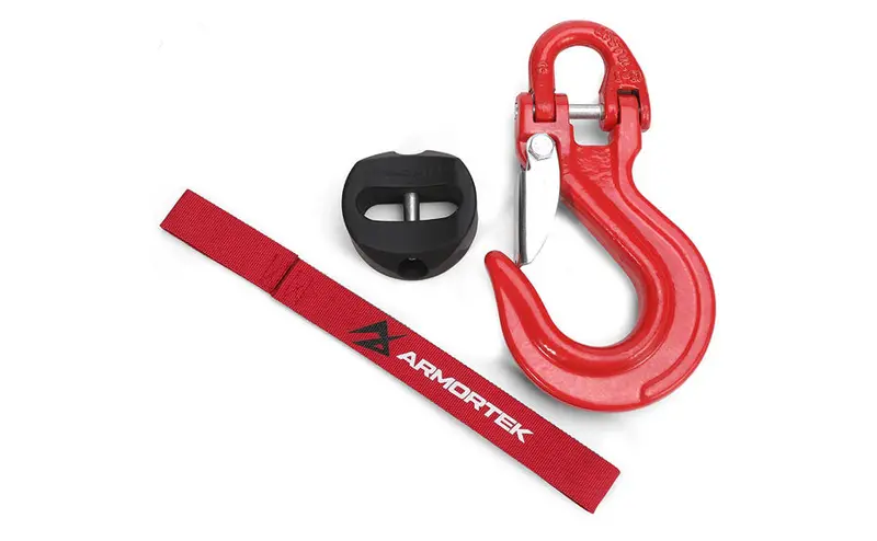 Armortek Red Hook Kit for 9/16″ Ropes – 35,200 lb Rated Capacity