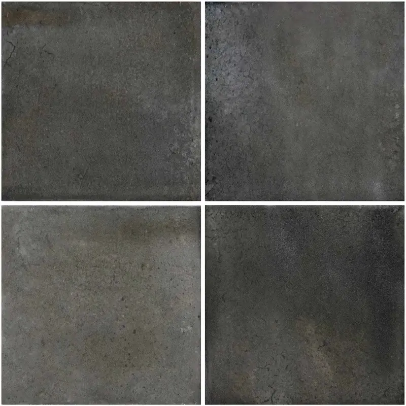Ash Black 6×6 Matte Porcelain Field Tile