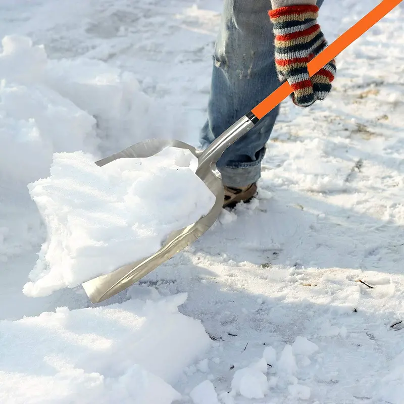 Ashman 48-Inch Aluminum Snow Shovel – Lightweight Yet Rugged, Large Blade for Fast Snow Handling